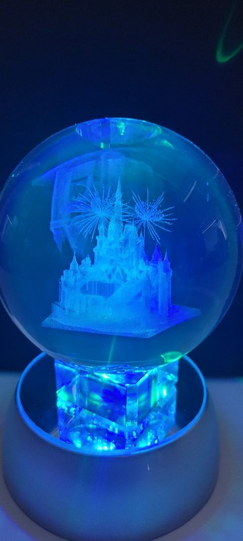 Crystal Ball Disney Castle Ijk Optics And Sales